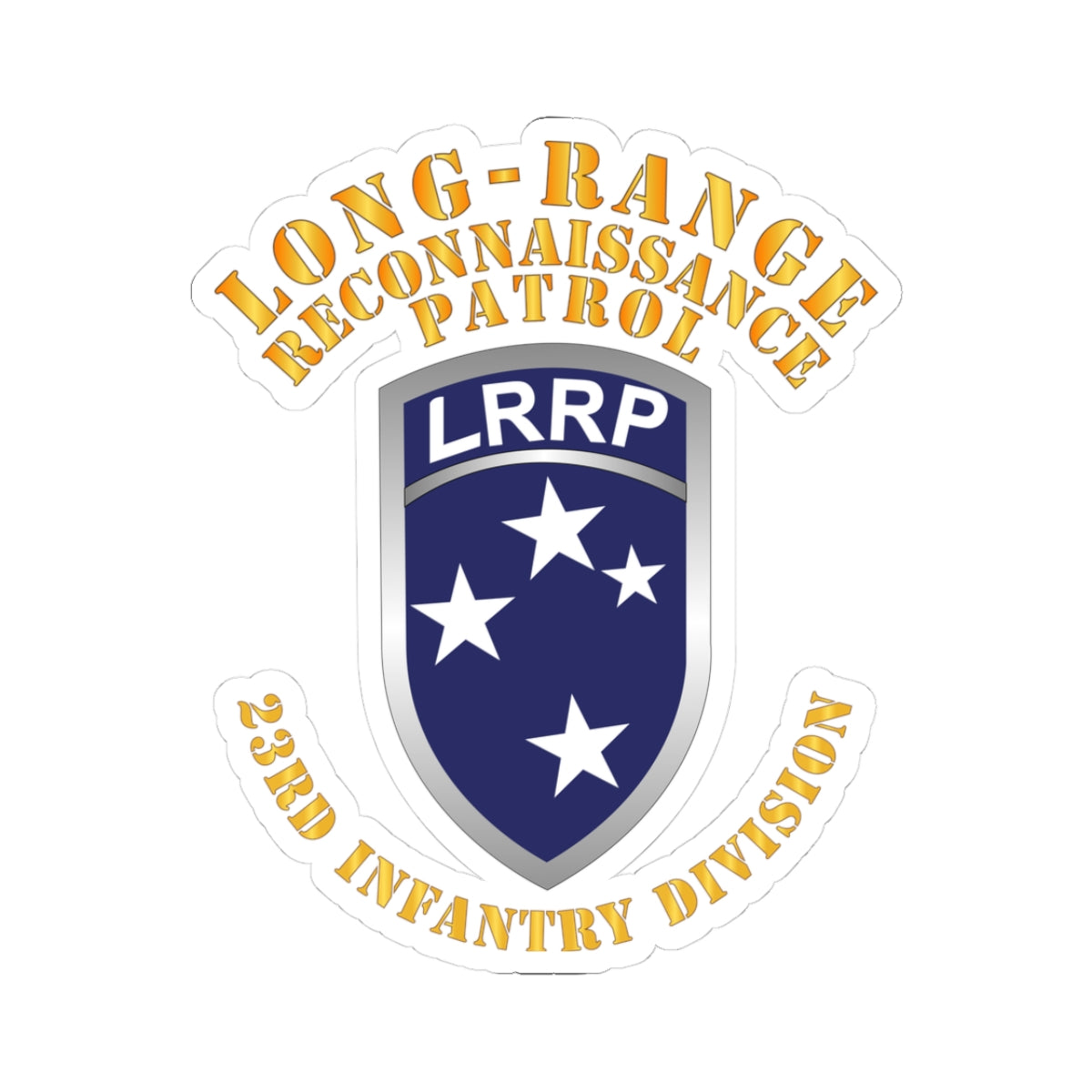 Kiss-Cut Stickers - SOF - 23rd ID - LRRP