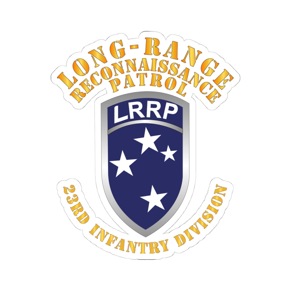 Kiss-Cut Stickers - SOF - 23rd ID - LRRP