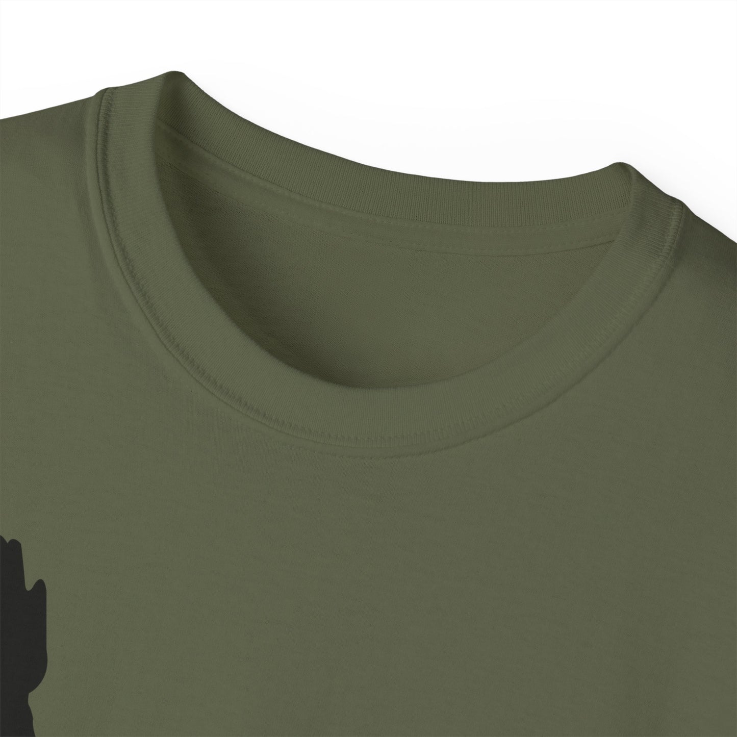 Unisex Ultra Cotton Tee - Army - Soldier - Halt - Silhouette X 300