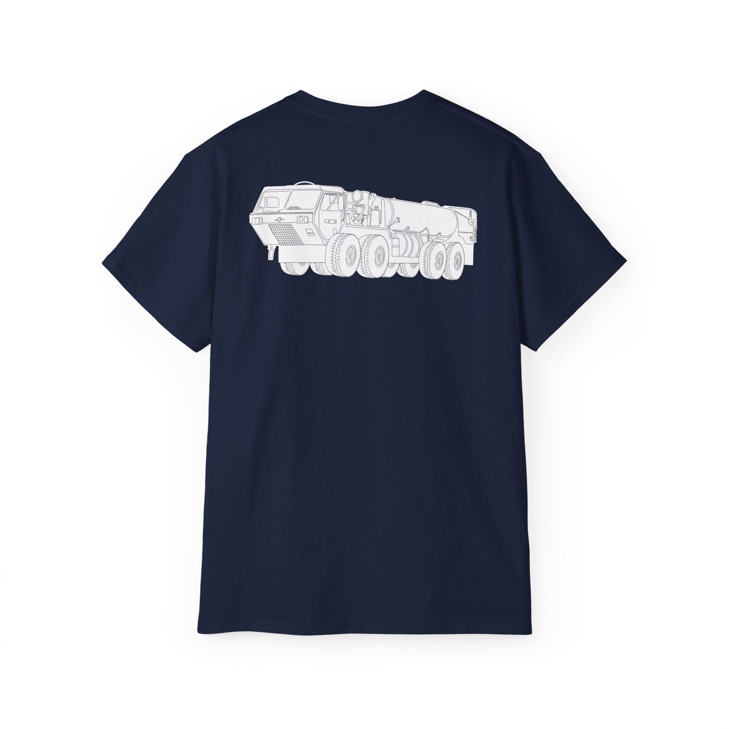 Unisex Ultra Cotton Tee - Vehicle - Fuel Truck - Front Left Oblique X 300