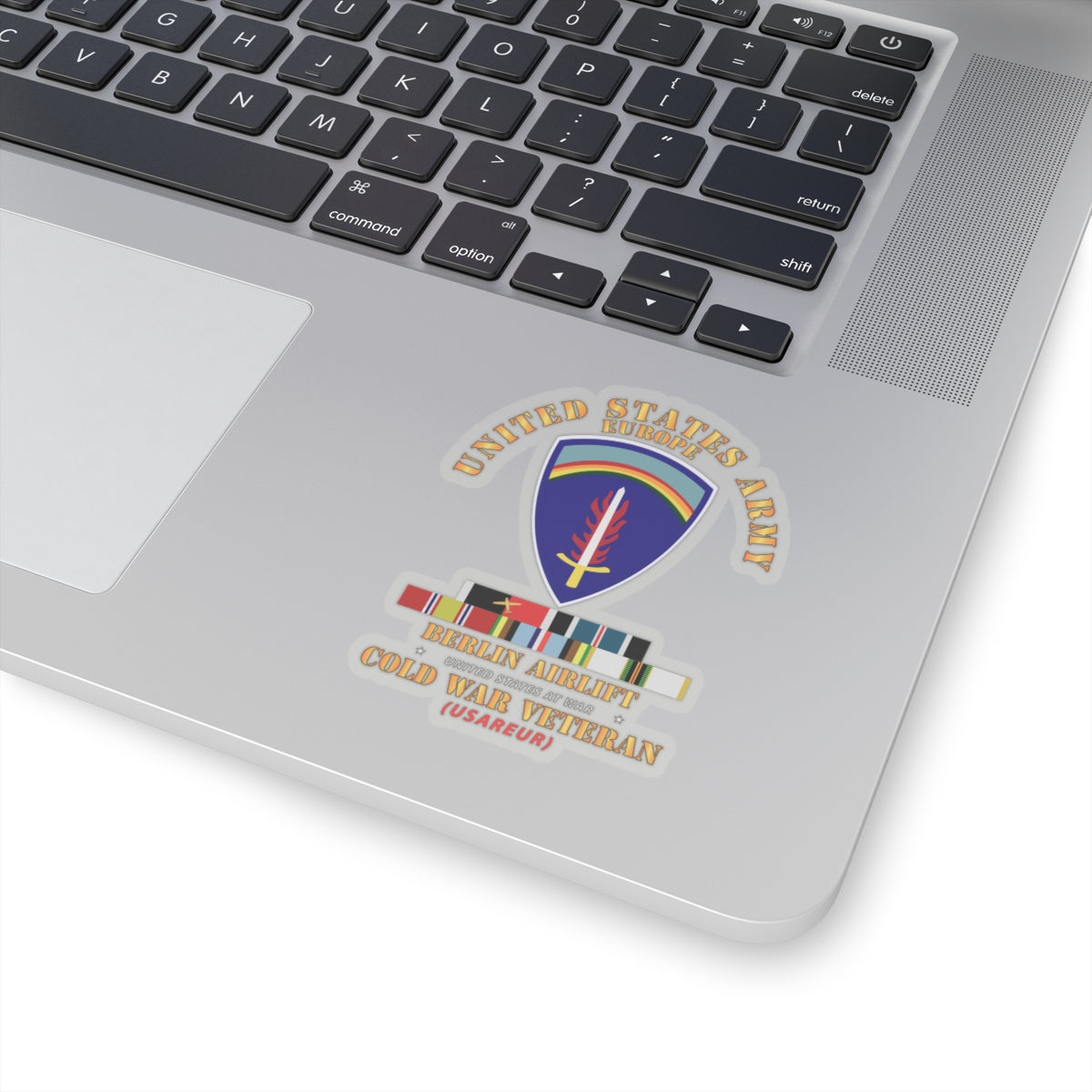 Kiss-Cut Stickers - US Army Europe - Berlin Airlift w COLD EXP OCCP Airplane SVC