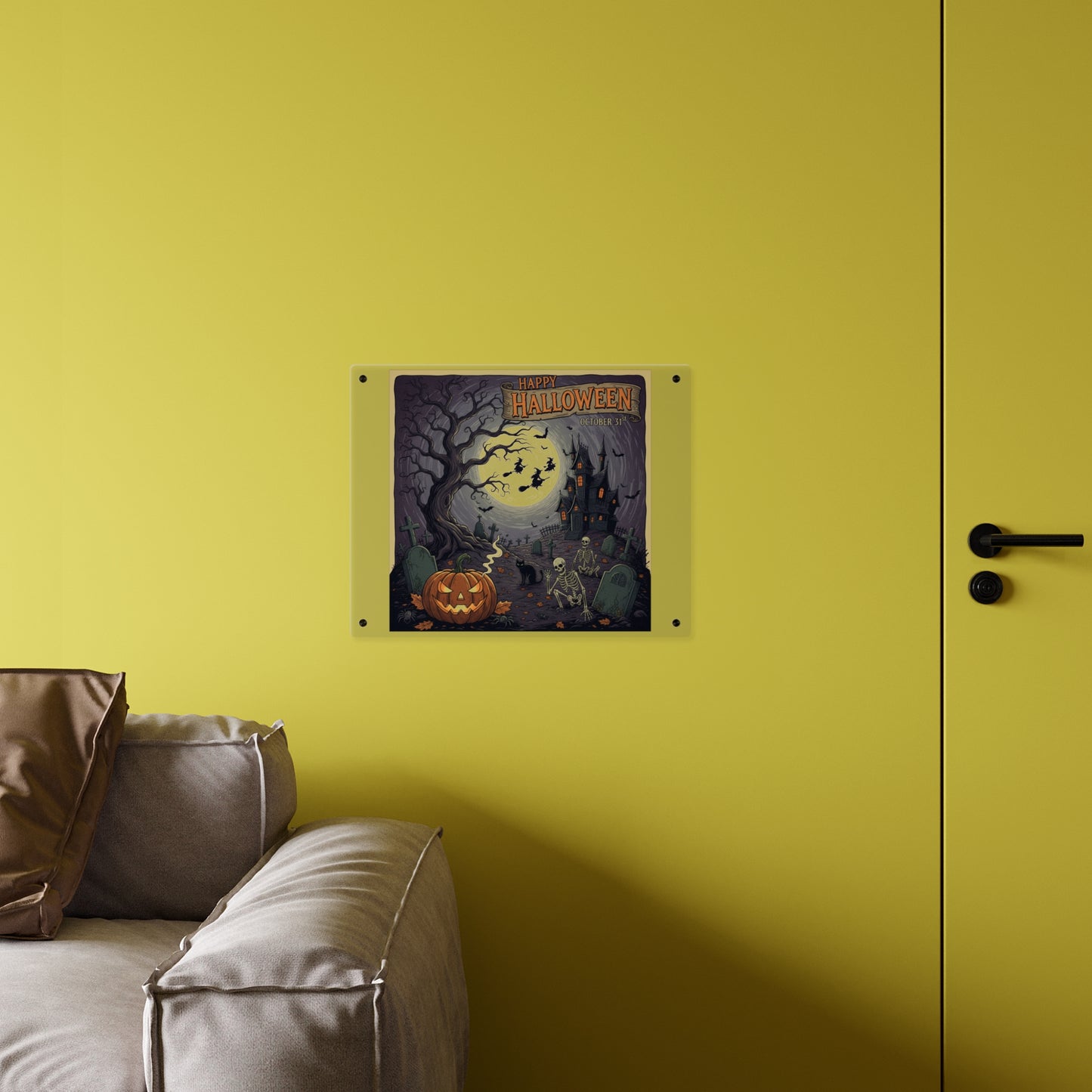 Acrylic Wall Art Panel - Halloween