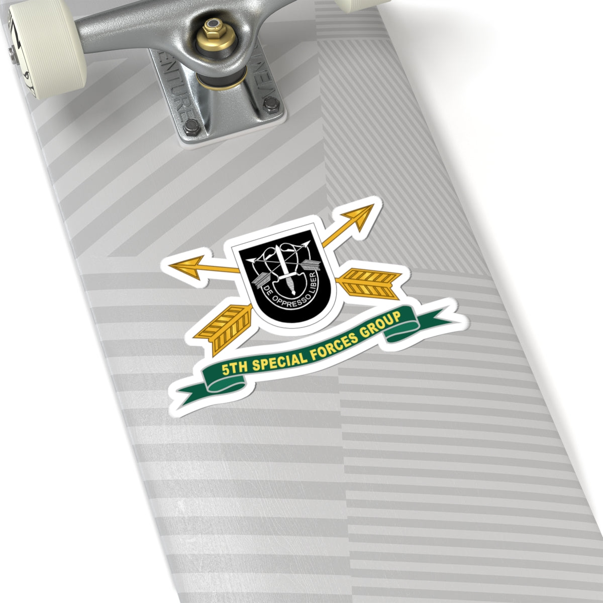 Kiss-Cut Stickers - 5th Special Forces Group - Flash w Br - Ribbon X 300