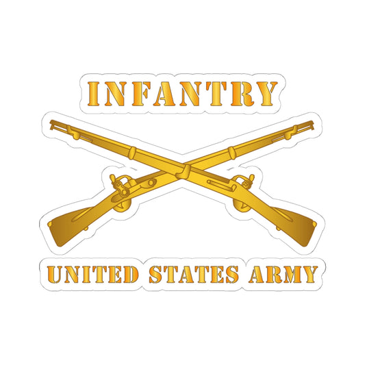 Kiss-Cut Stickers - Infantry - Branch - US Army X 300