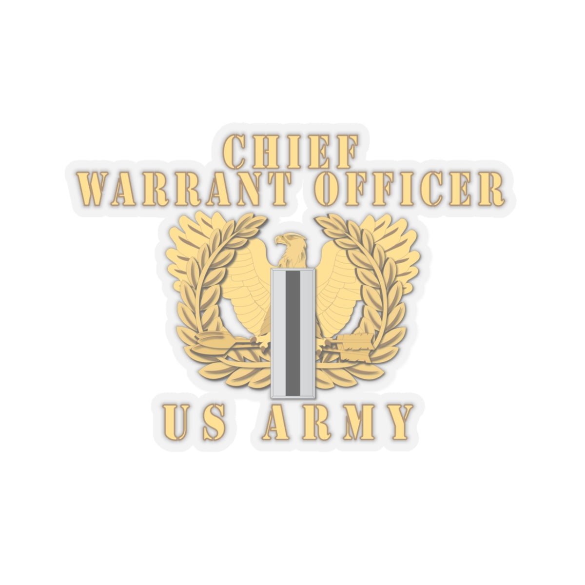 Kiss-Cut Stickers - Chief Warrant Officer 5 - CW5
