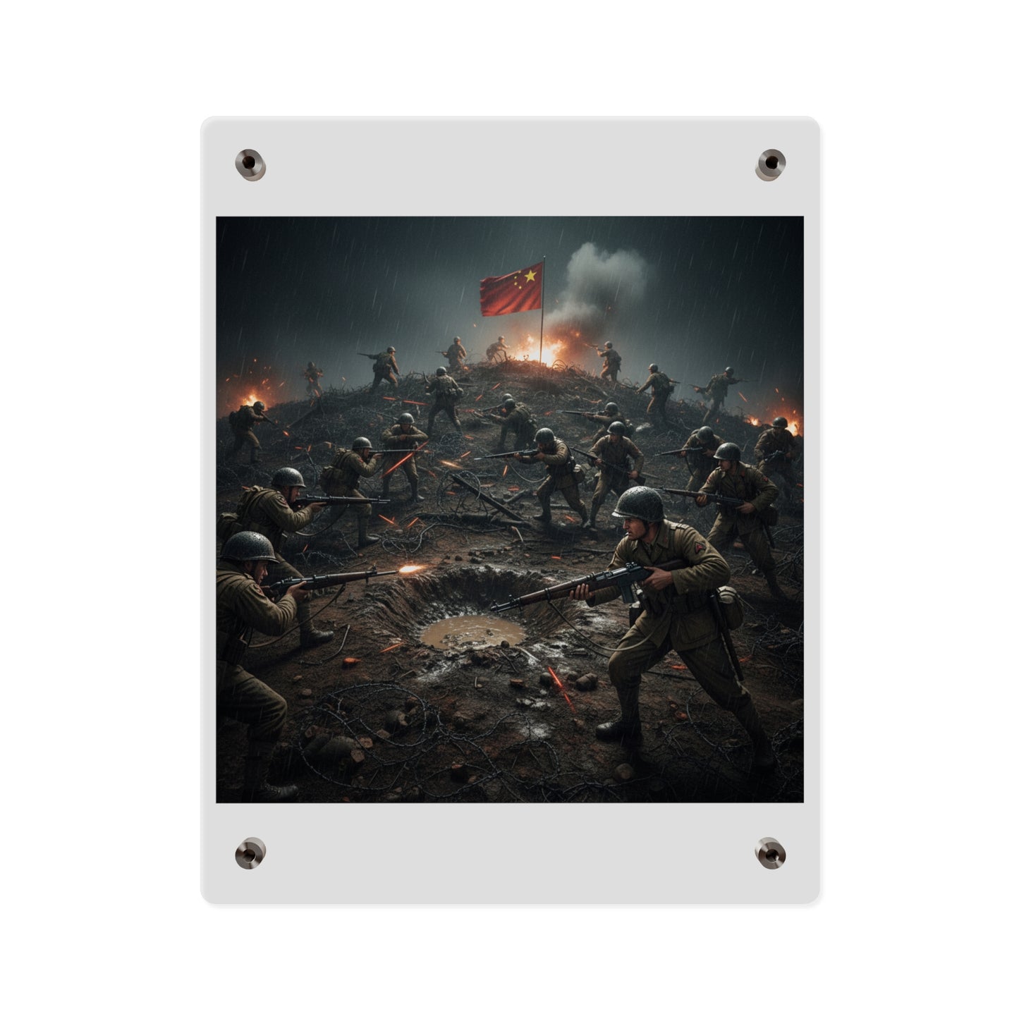 Acrylic Wall Art Panel - PorkChop Hill - Korean War