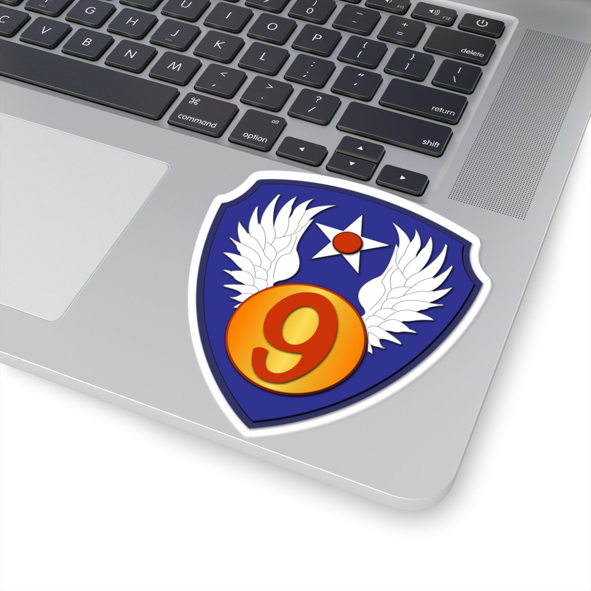 Kiss-Cut Stickers - AAC - SSI - 9th Air Force wo Txt