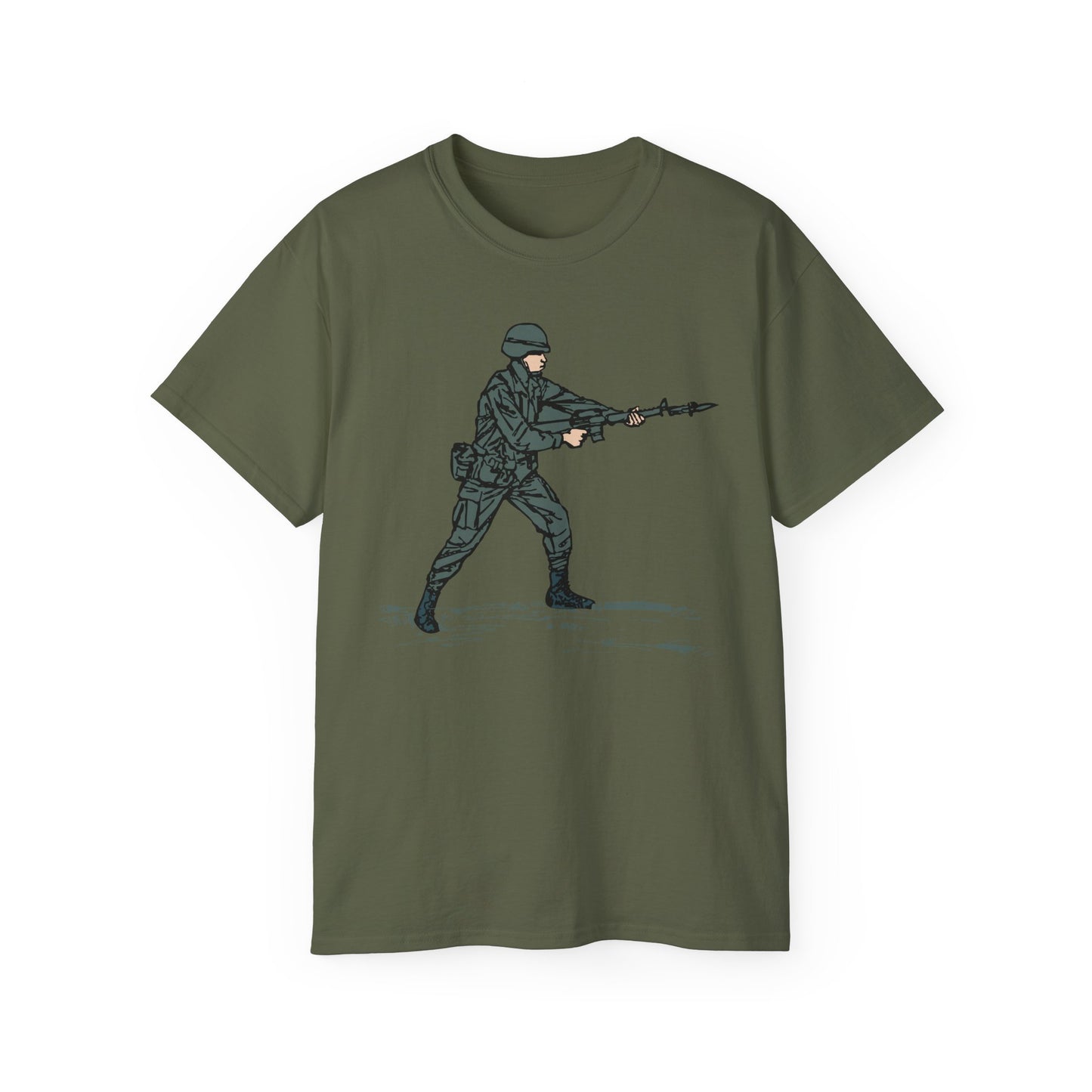Unisex Ultra Cotton Tee - Bayonet Training-Modified Thrust X 300