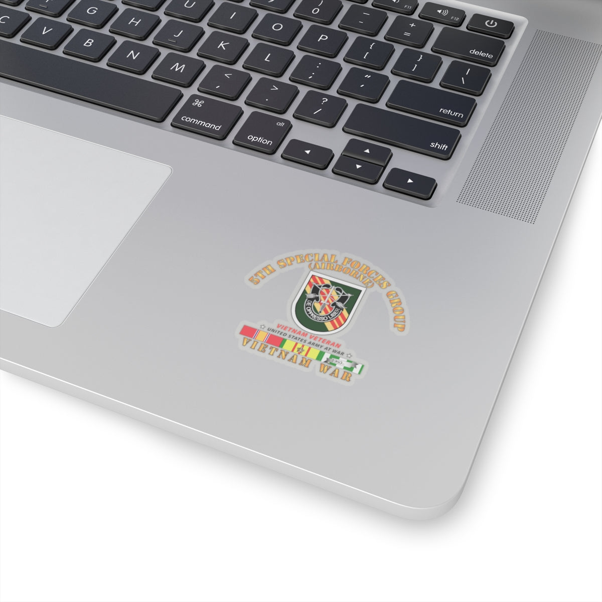 Kiss-Cut Stickers - 5th Special Forces Group w Flash VN SVC