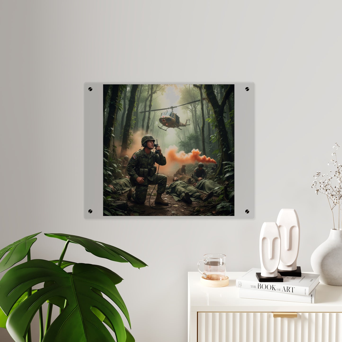 Acrylic Wall Art Panel - Medevac Request - Vietnam