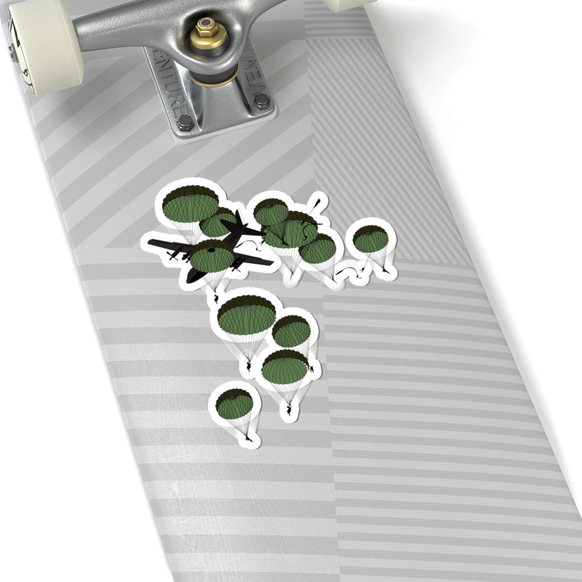 Kiss-Cut Stickers - Paratrooper - Mass Tac - 1 AC - 2 Doors - w Jumpers X 300