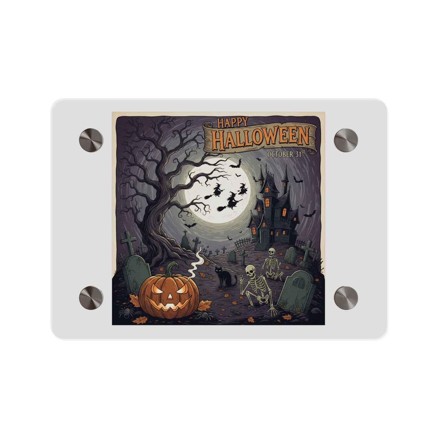 Acrylic Wall Art Panel - Halloween