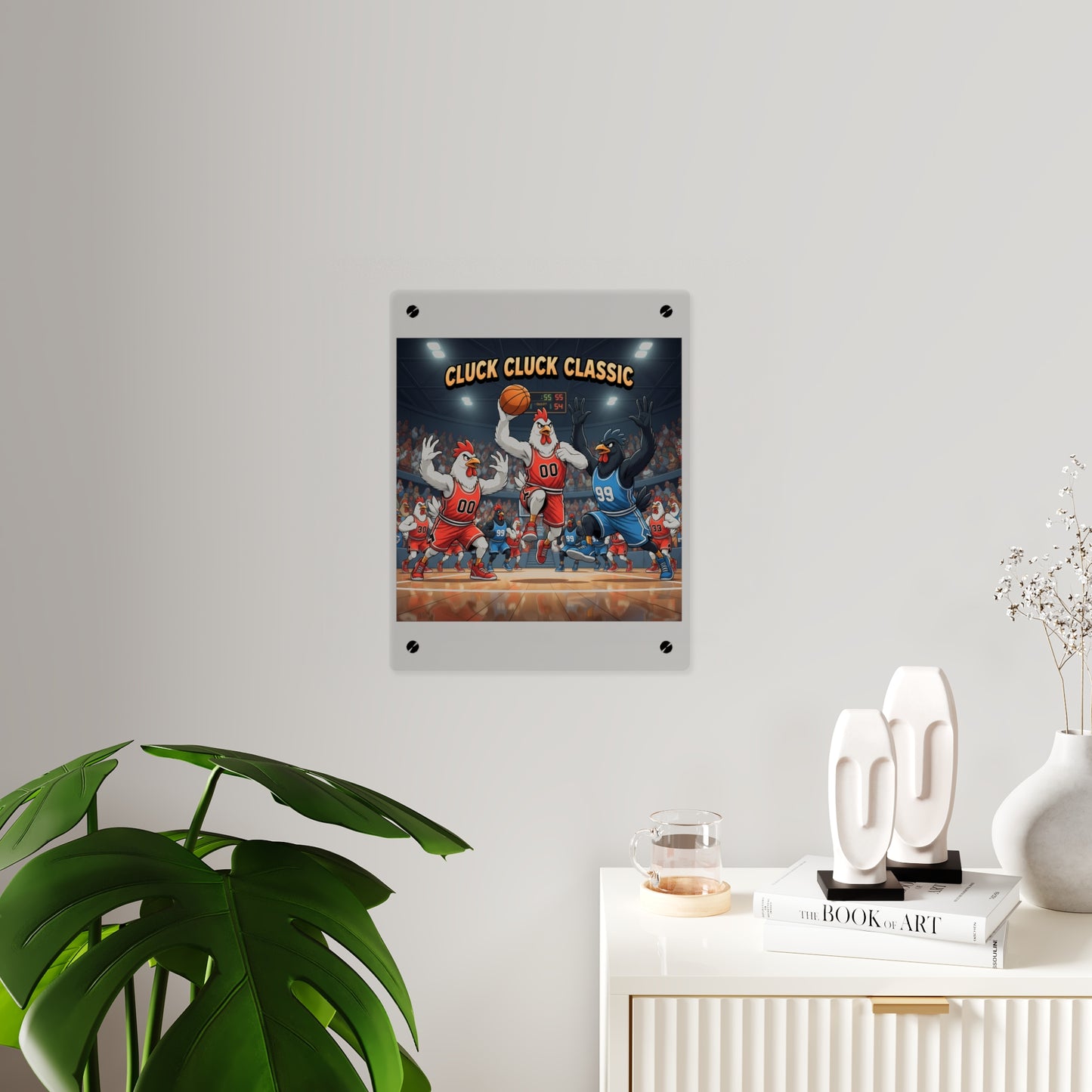 Acrylic Wall Art Panel - Chicken Classic