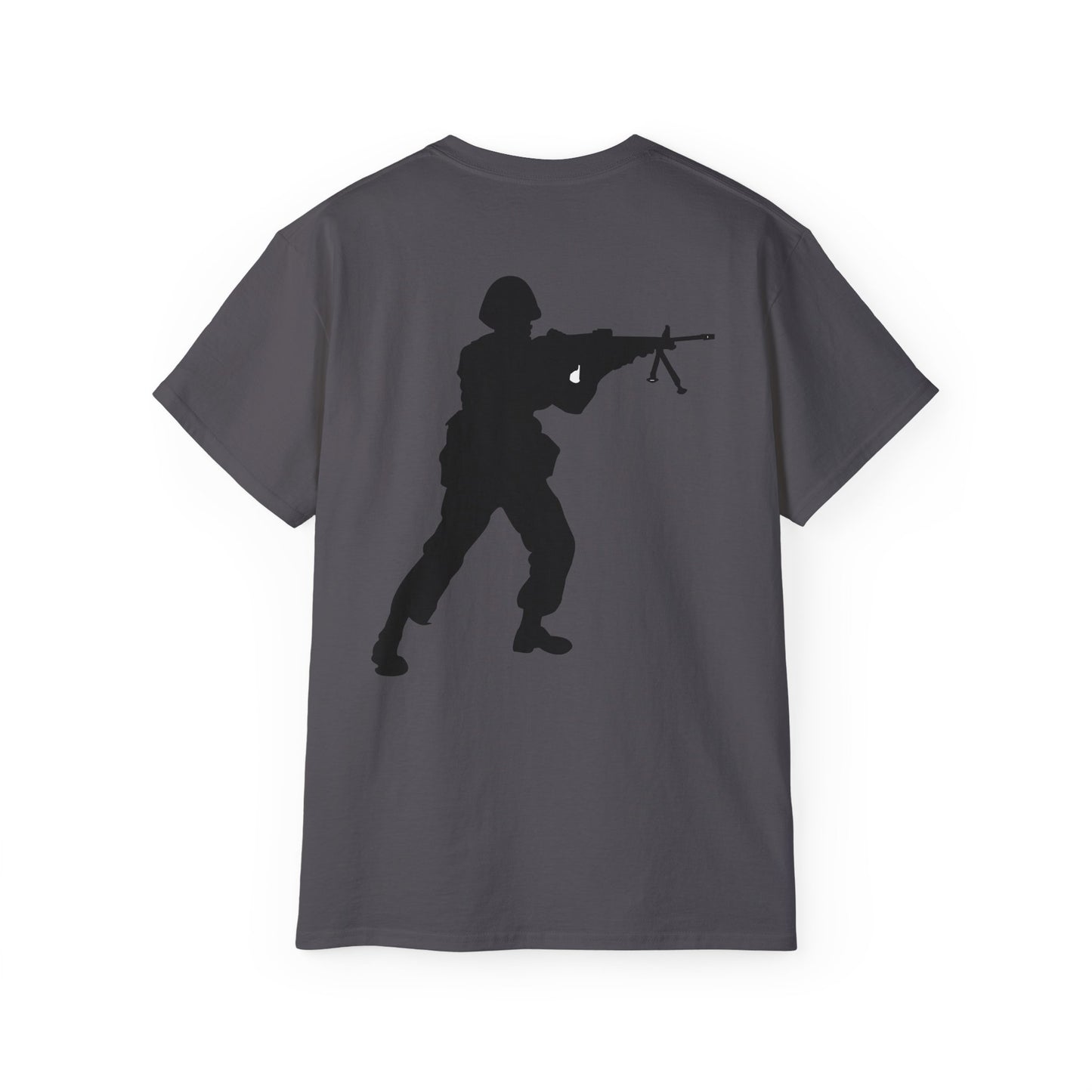 Unisex Ultra Cotton Tee - Army - Soldier - Halt - Silhouette X 300
