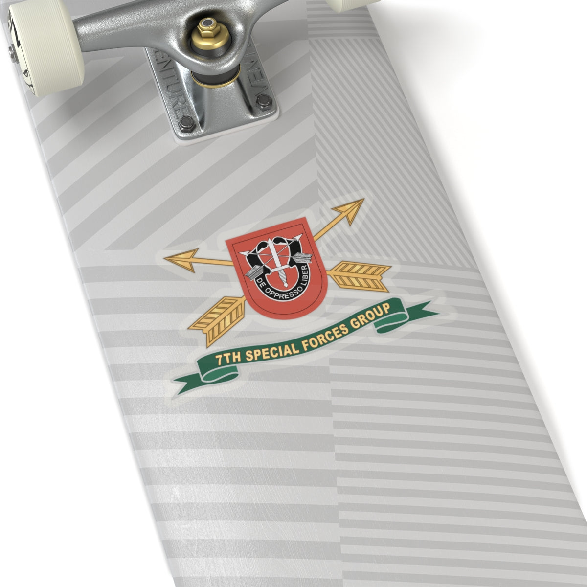 Kiss-Cut Stickers - 7th Special Forces Group - Flash w Br - Ribbon X 300