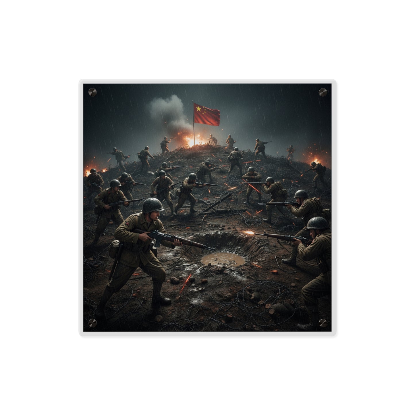 Acrylic Wall Art Panel - PorkChop Hill - Korean War