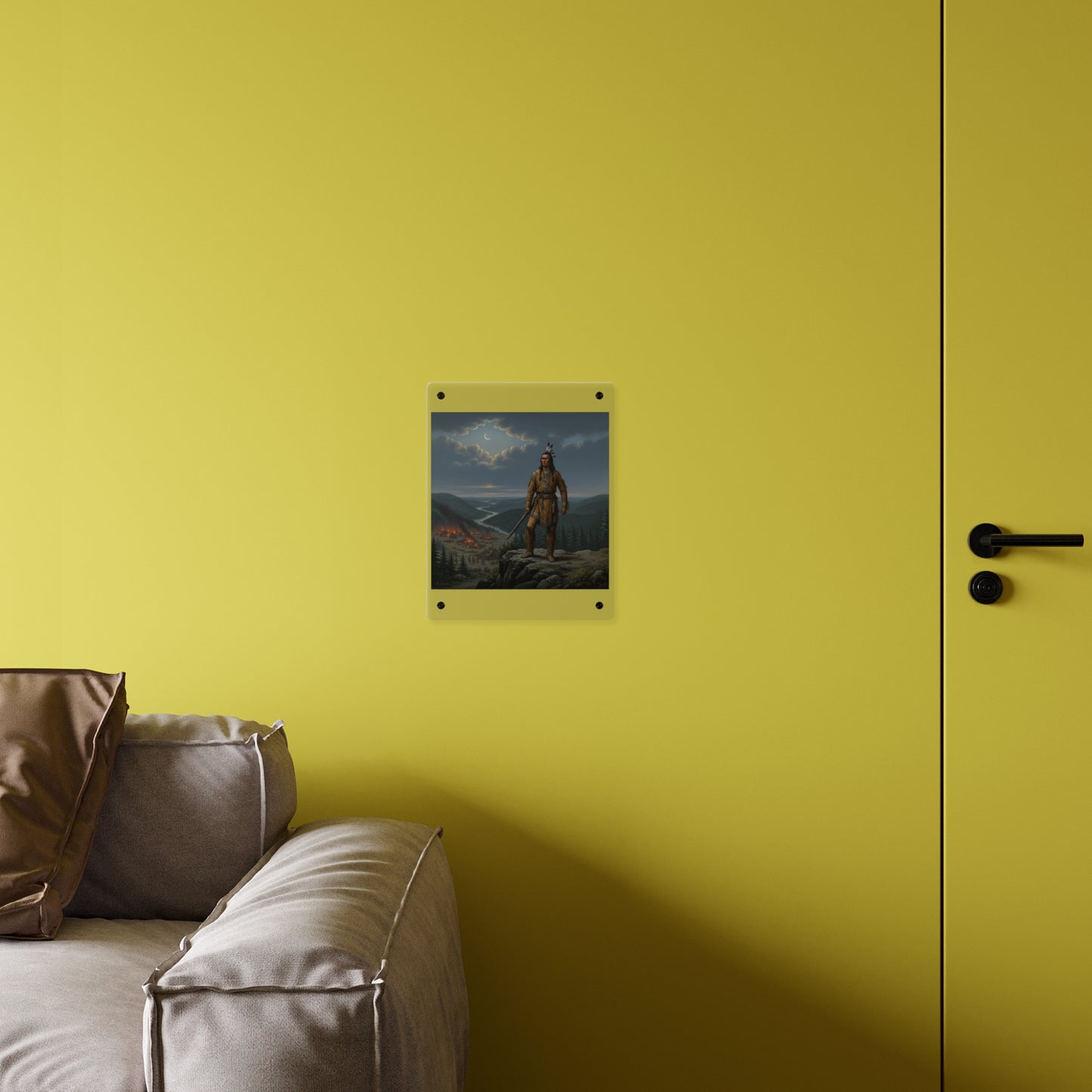 Acrylic Wall Art Panel - The Last Mohican