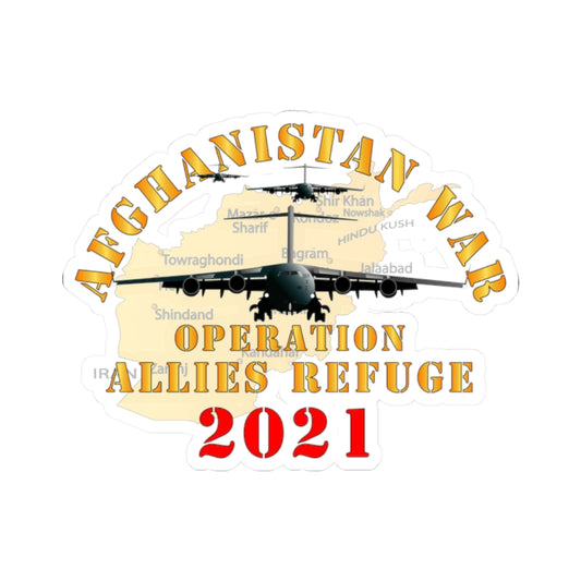 Kiss-Cut Stickers - Afghanistan War - Operation Allies Refuge - 2021