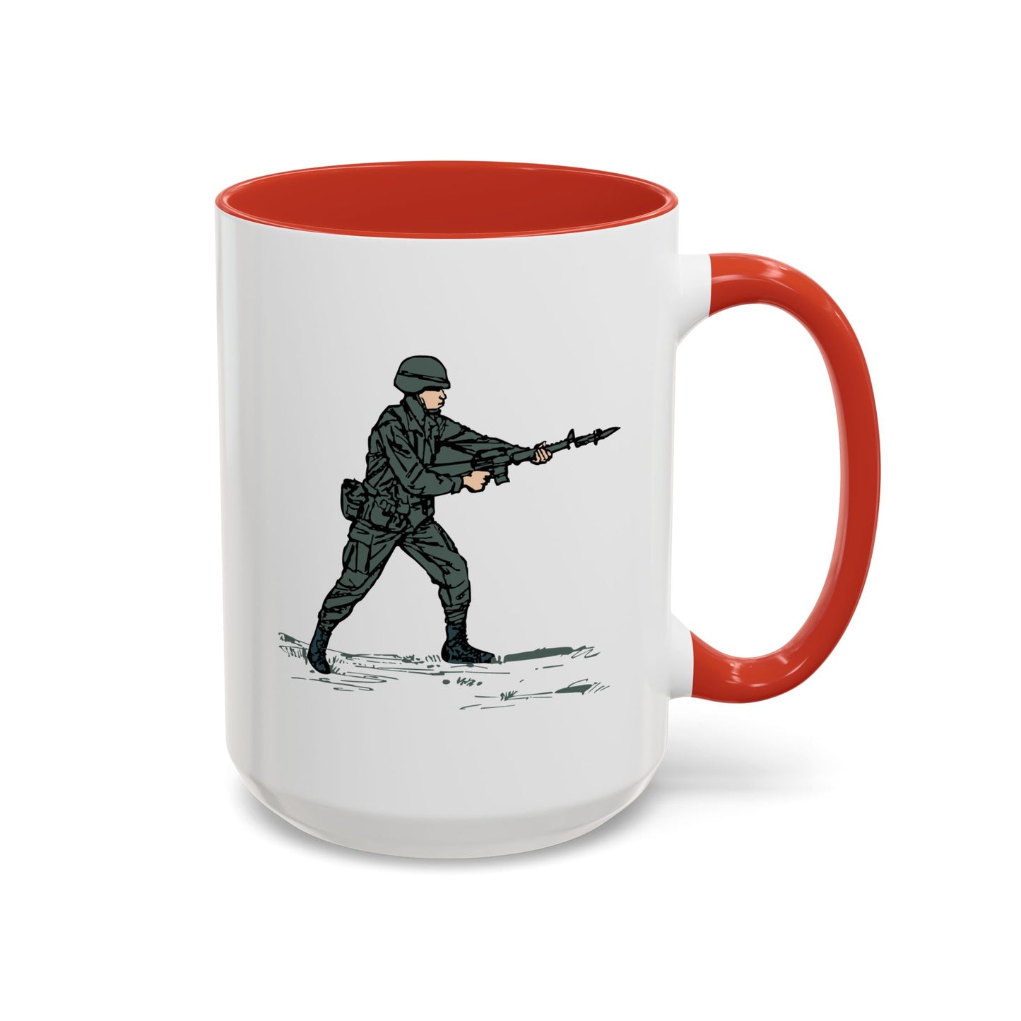 Accent Coffee Mug (11oz & 15oz) - Bayonet Training-Modified Thrust X 300