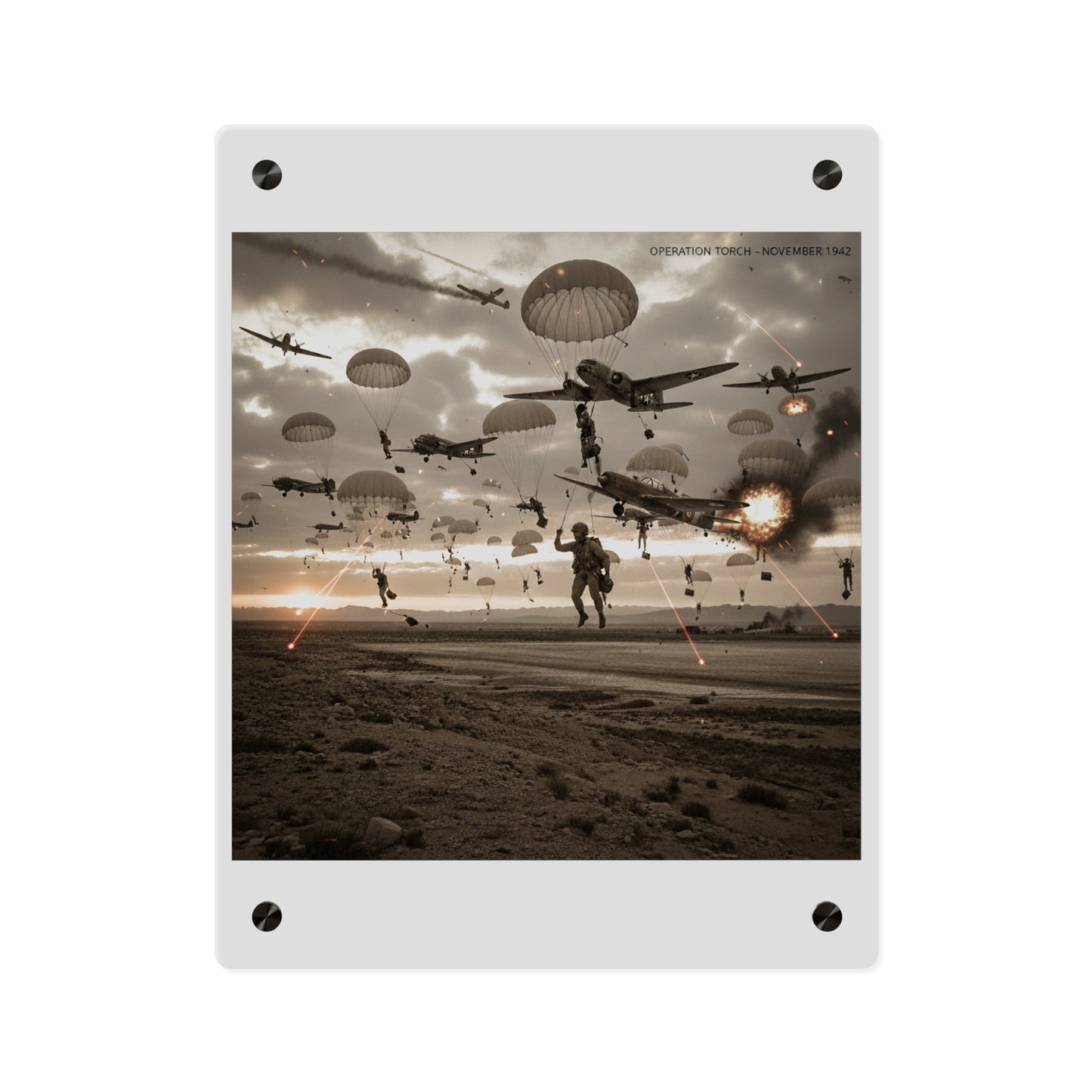 Acrylic Wall Art Panel - Operation Torch Nov 1942