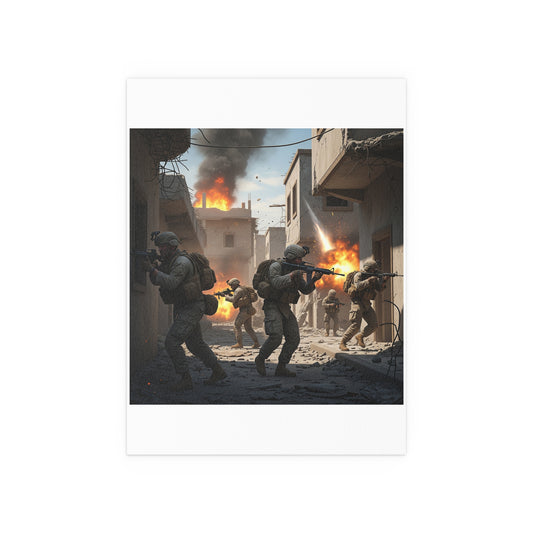 Indoor and Outdoor Silk Posters - 2nd Battle of Fallajuh Iraq War