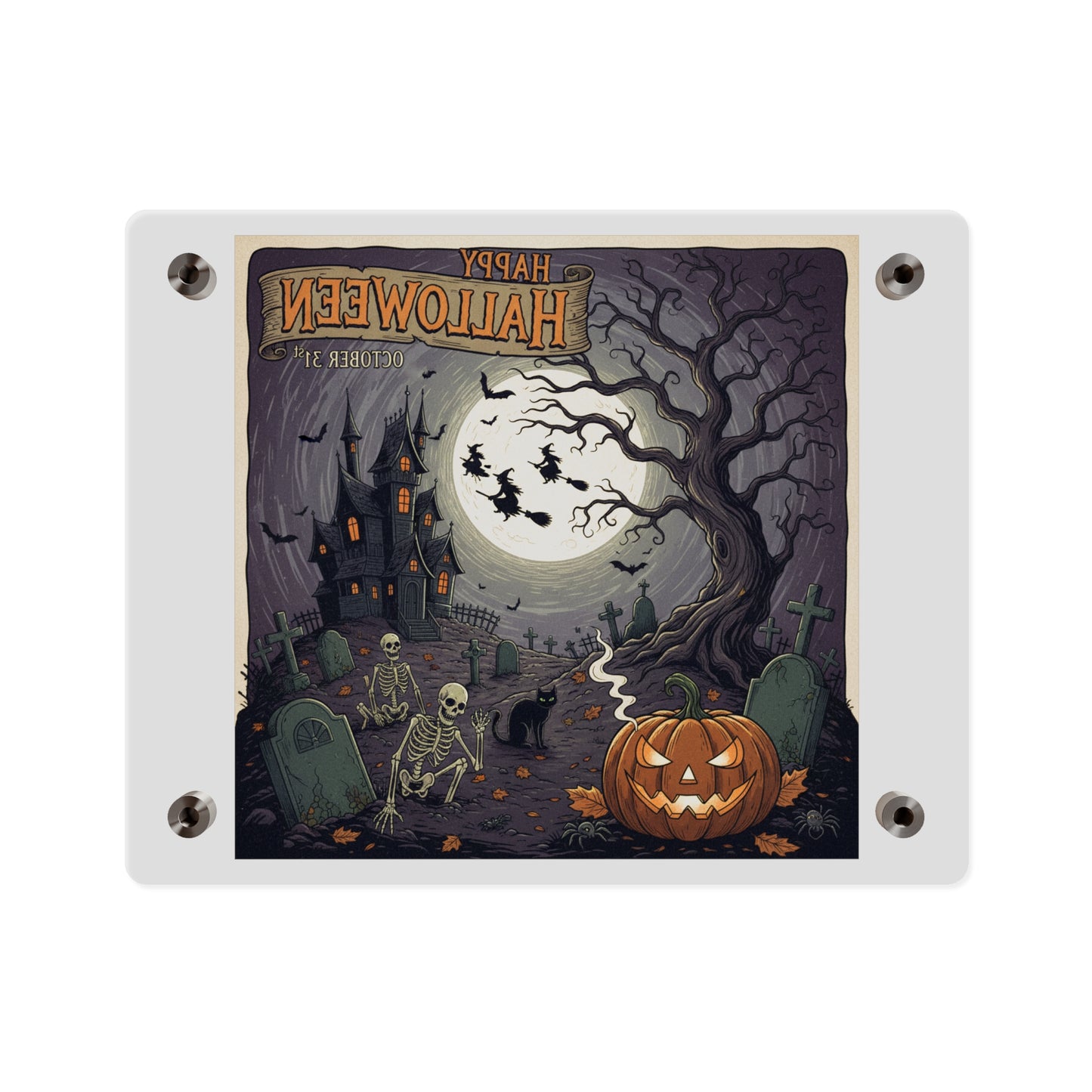 Acrylic Wall Art Panel - Halloween