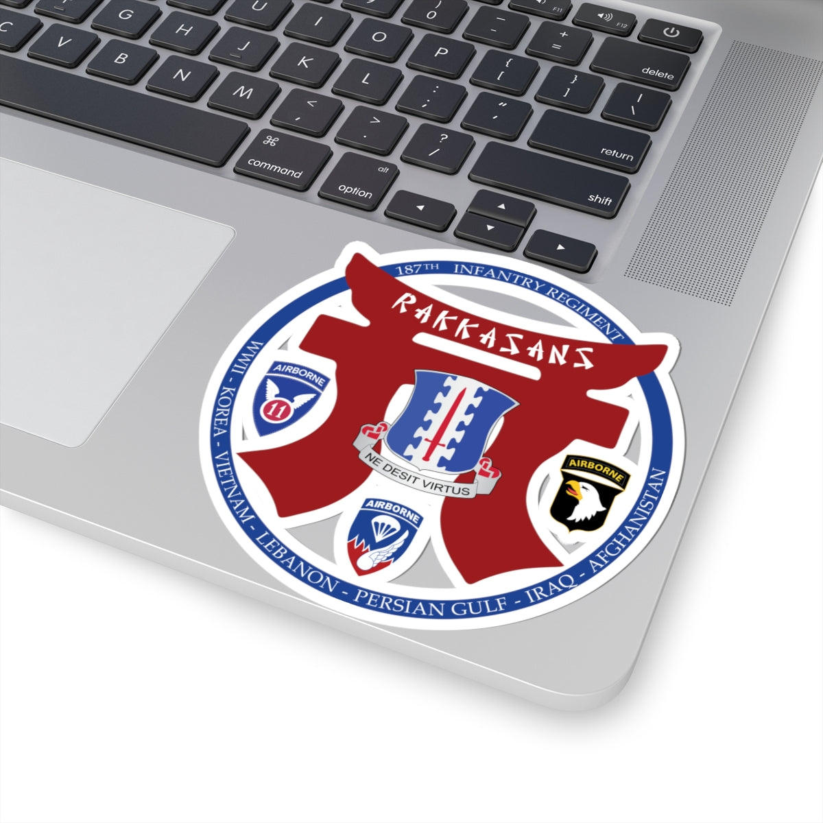 Kiss-Cut Stickers - 187th INF Regiment - Rakkasans