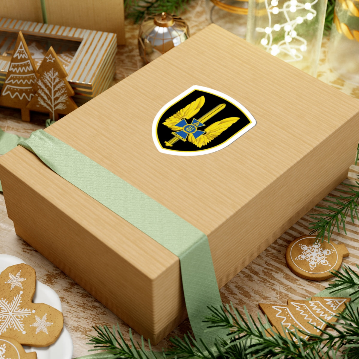 Kiss-Cut Stickers - Ukraine - Alpha Group - Ukrainian Spetsnaz wo Txt  X 300