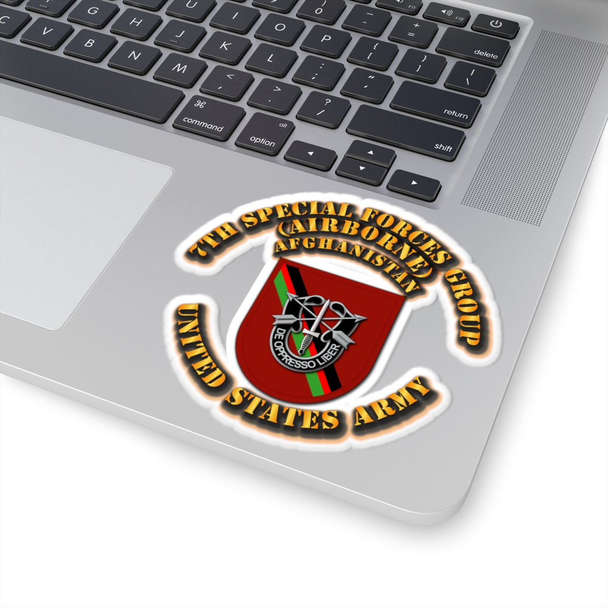 Kiss-Cut Stickers - SOF - 7th SFG - Flash - w AFG Band