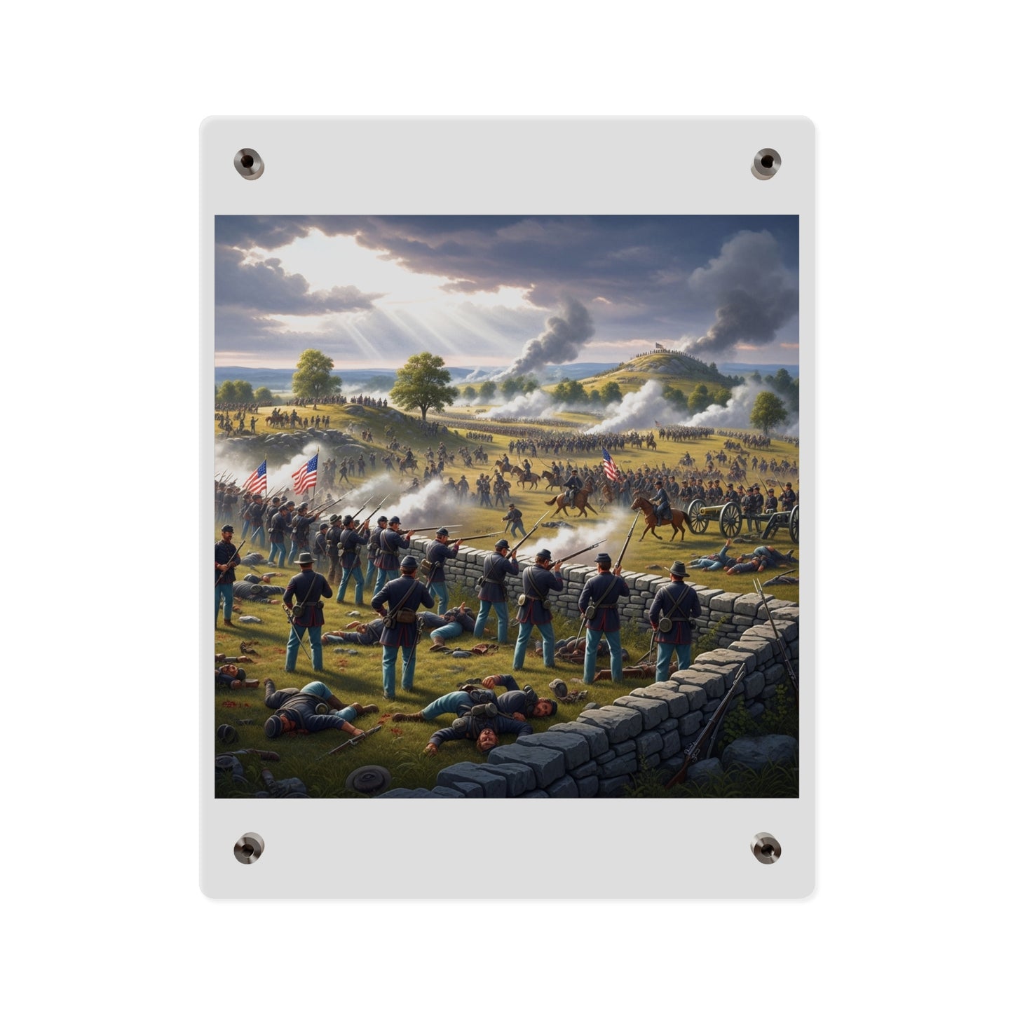 Acrylic Wall Art Panel - Battle of Gettysburg