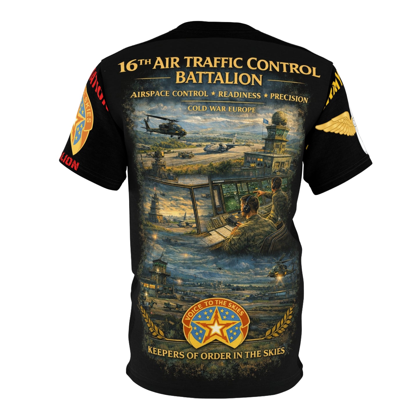 16th Air Traffic Control Battalion Cold War Tribute Tee | All-Over Print