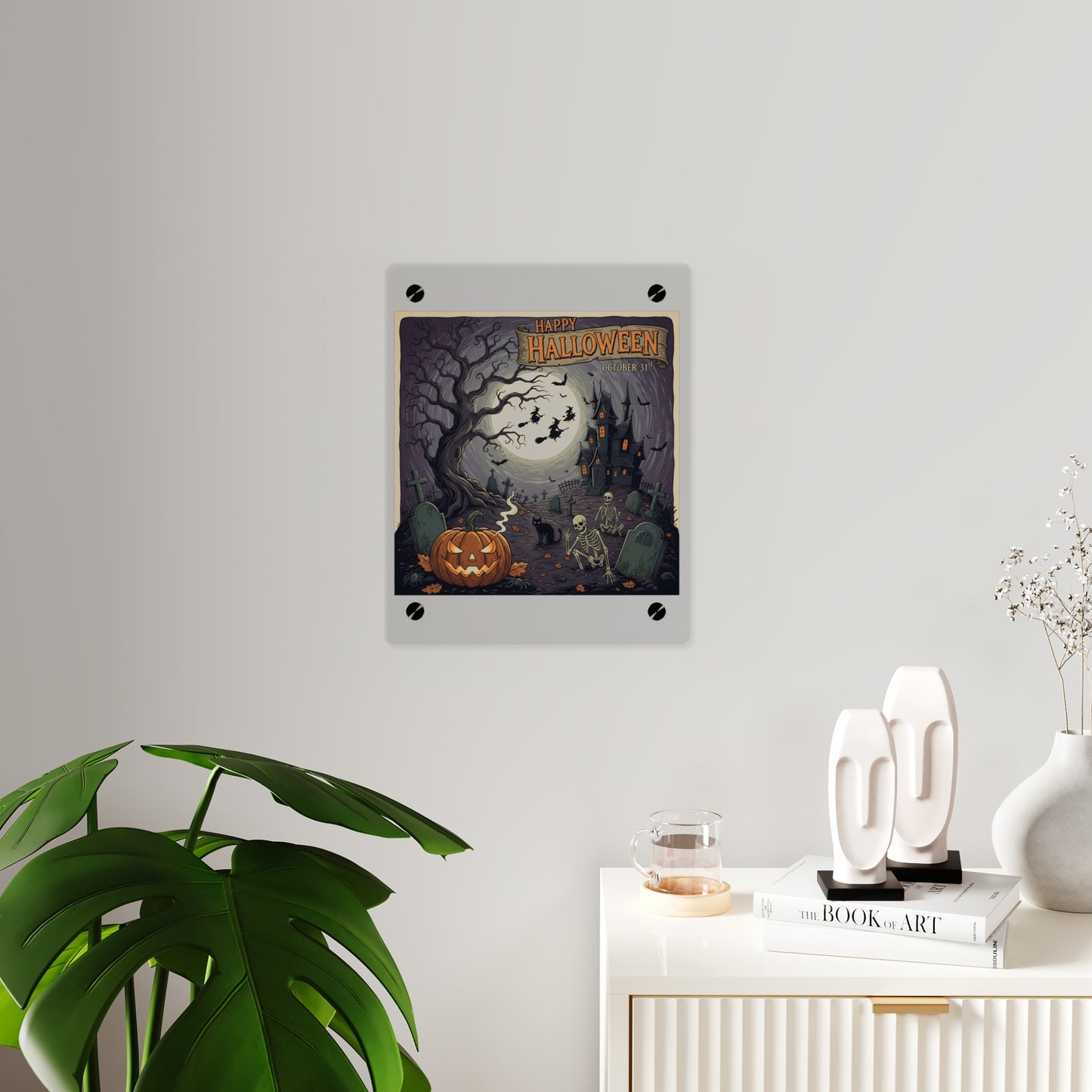 Acrylic Wall Art Panel - Halloween