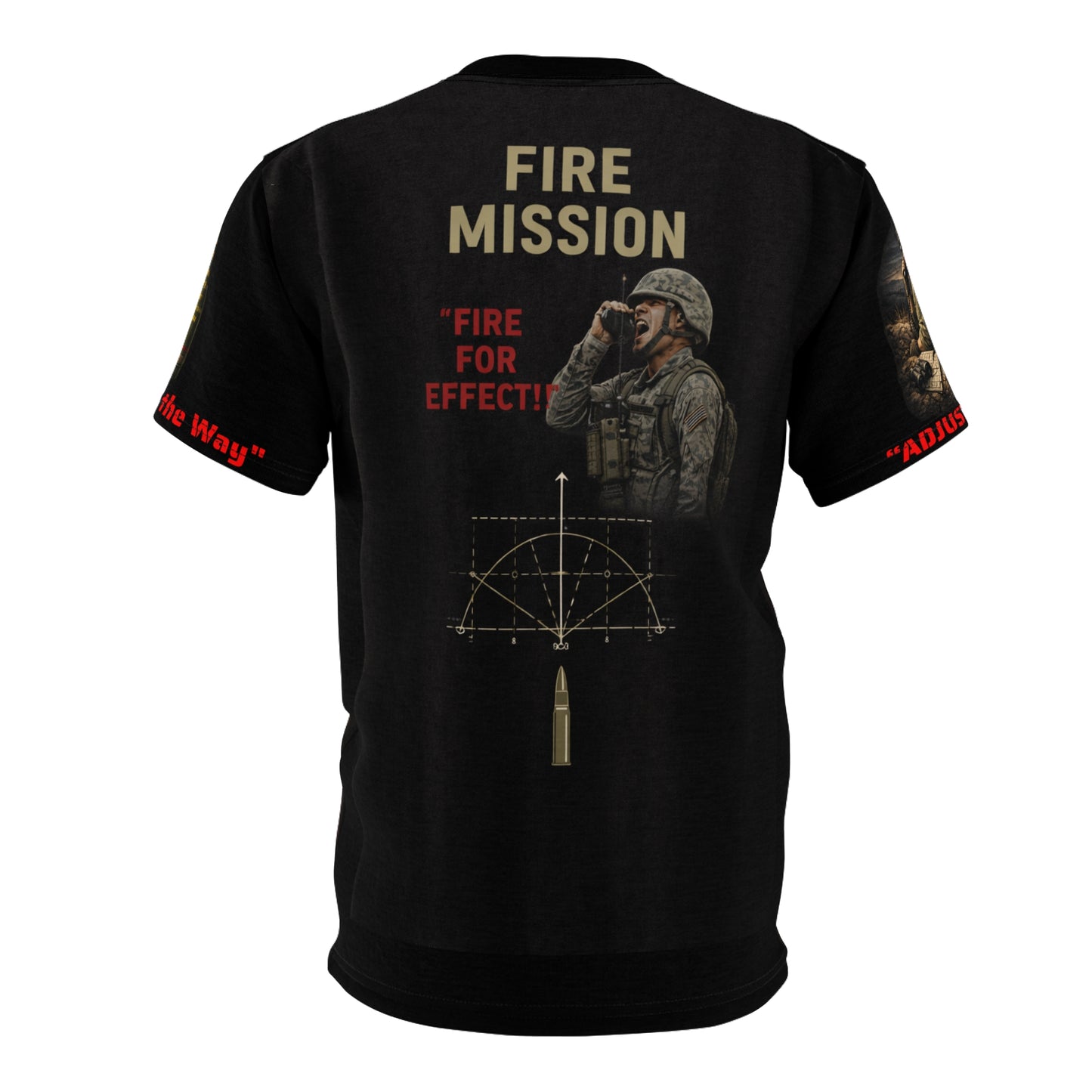 All-Over Print Tee - Artillery - M198 "Fire for Effect" at Dusk