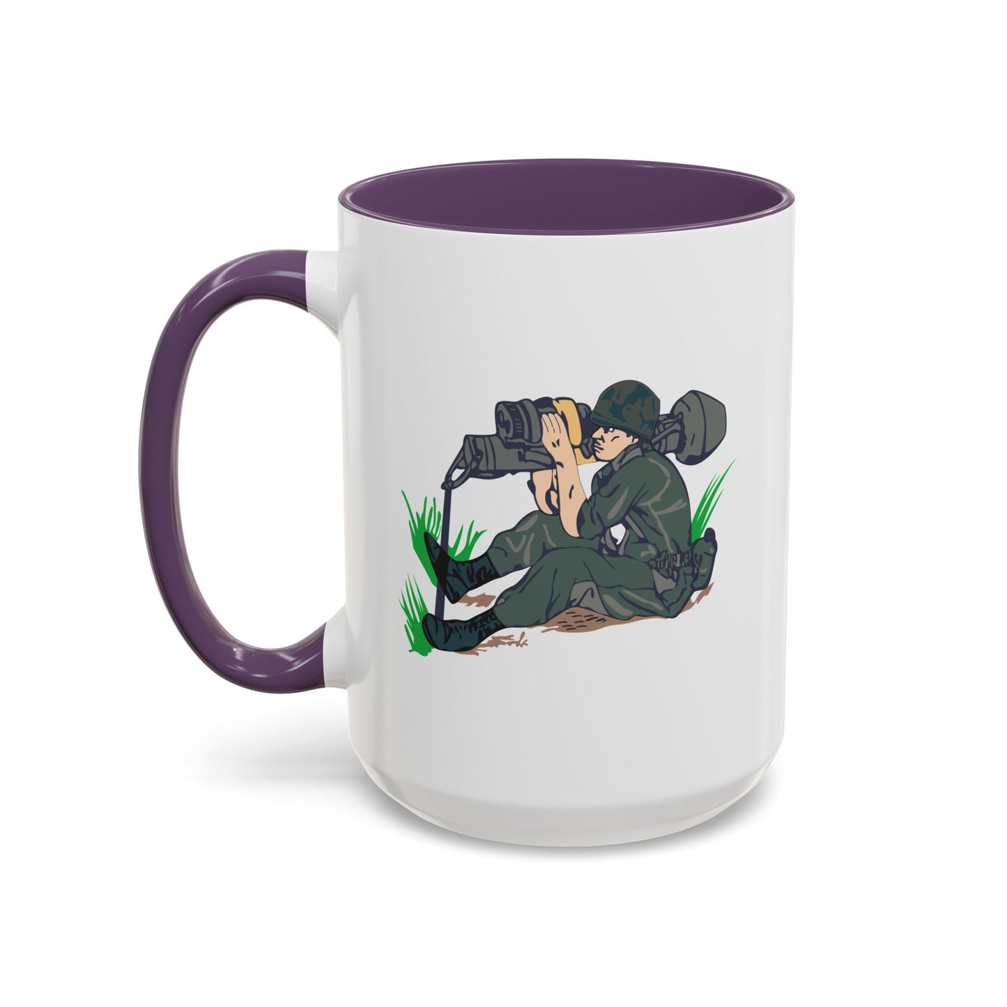 Accent Coffee Mug (11oz & 15oz) - Anti Armor M47 Dragon X 300