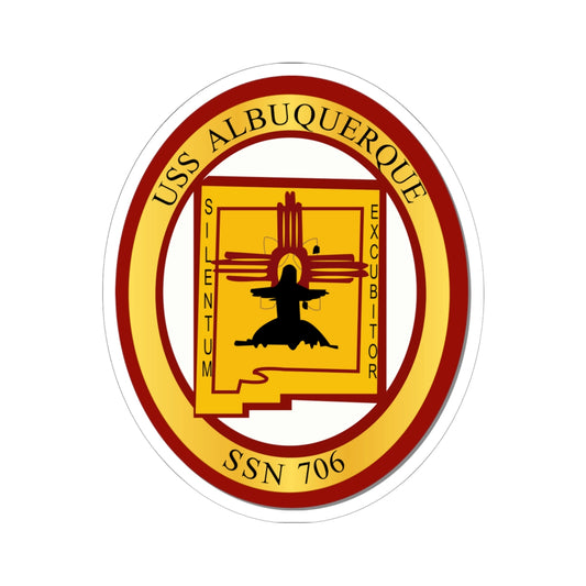 Kiss-Cut Stickers - Navy - USS Albuquerque (SSN-706) wo Txt