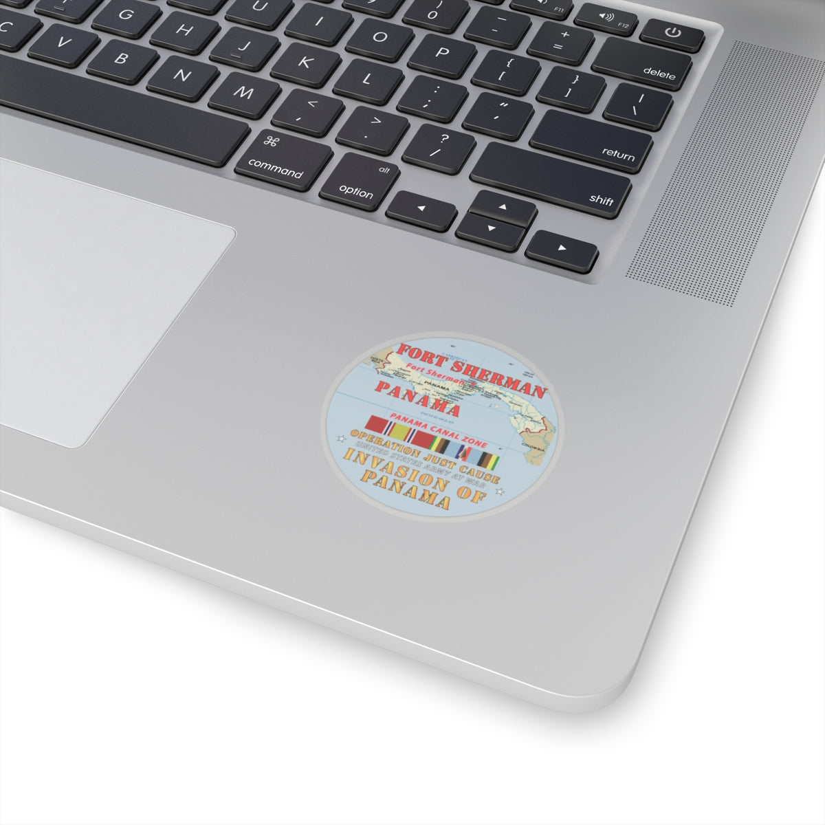 Kiss-Cut Stickers - Just Cause - Ft Sherman - CZ w Map w Svc Ribbons