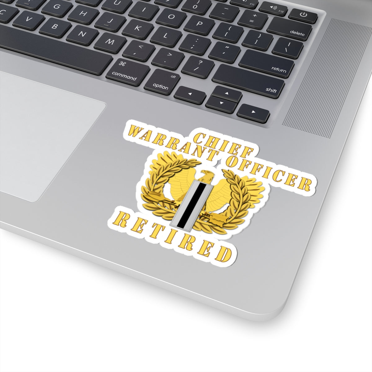 Kiss-Cut Stickers - Chief Warrant Officer 5 - CW5 - Retired