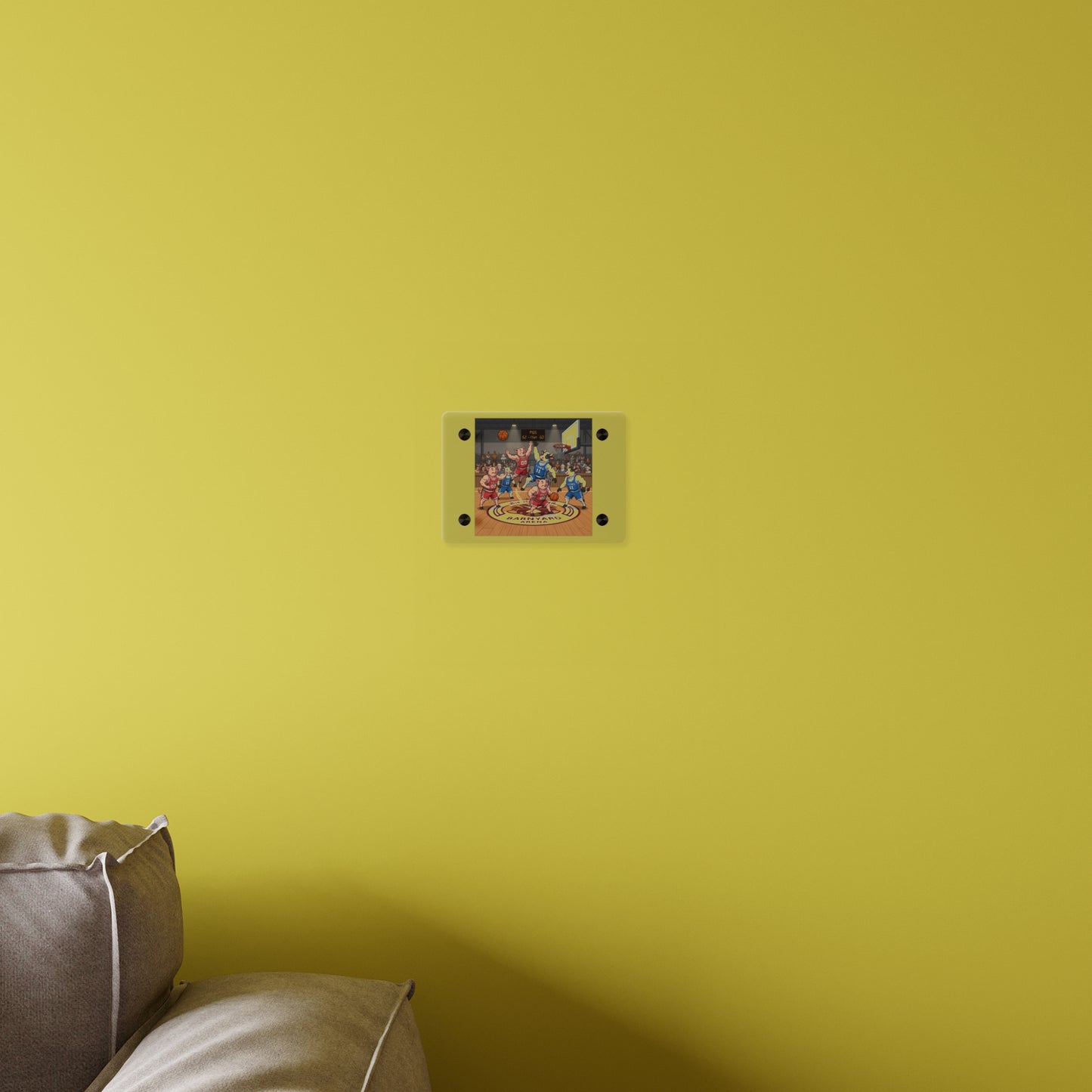 Acrylic Wall Art Panel - Pigs vs Cows