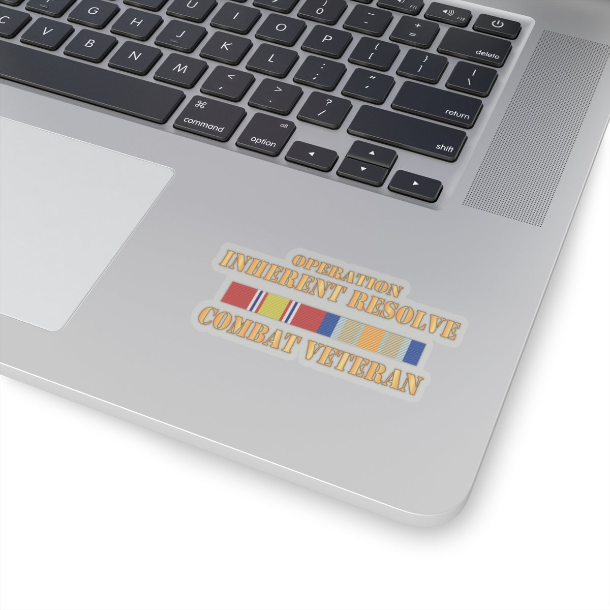 Kiss-Cut Stickers - Opn Inherent Resolve (OIR) SVC Bar - Combat Veteran X 300