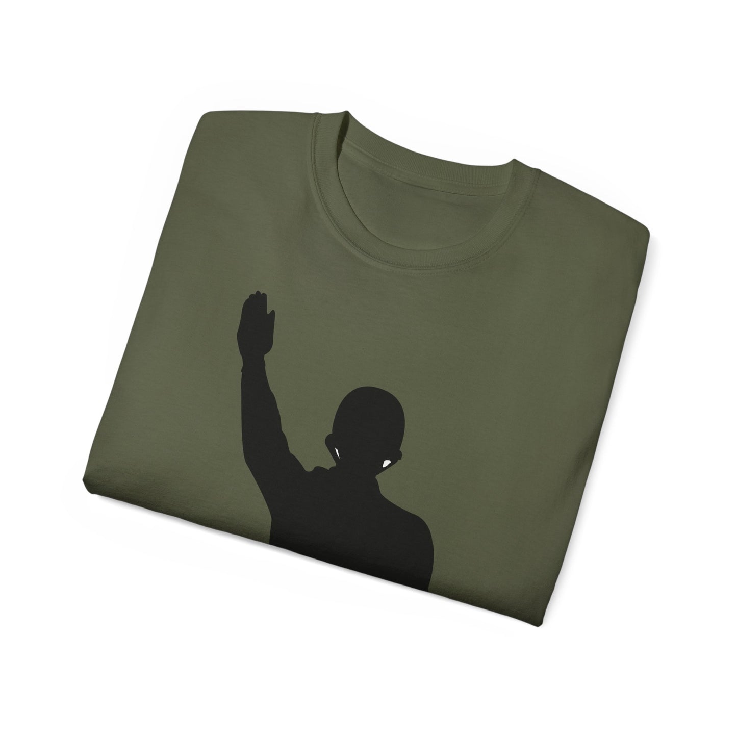 Unisex Ultra Cotton Tee - Army - Soldier - Halt - Silhouette X 300