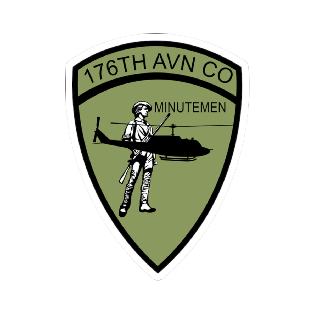 Kiss-Cut Stickers - 176th Assault Helicopter Co wo txt