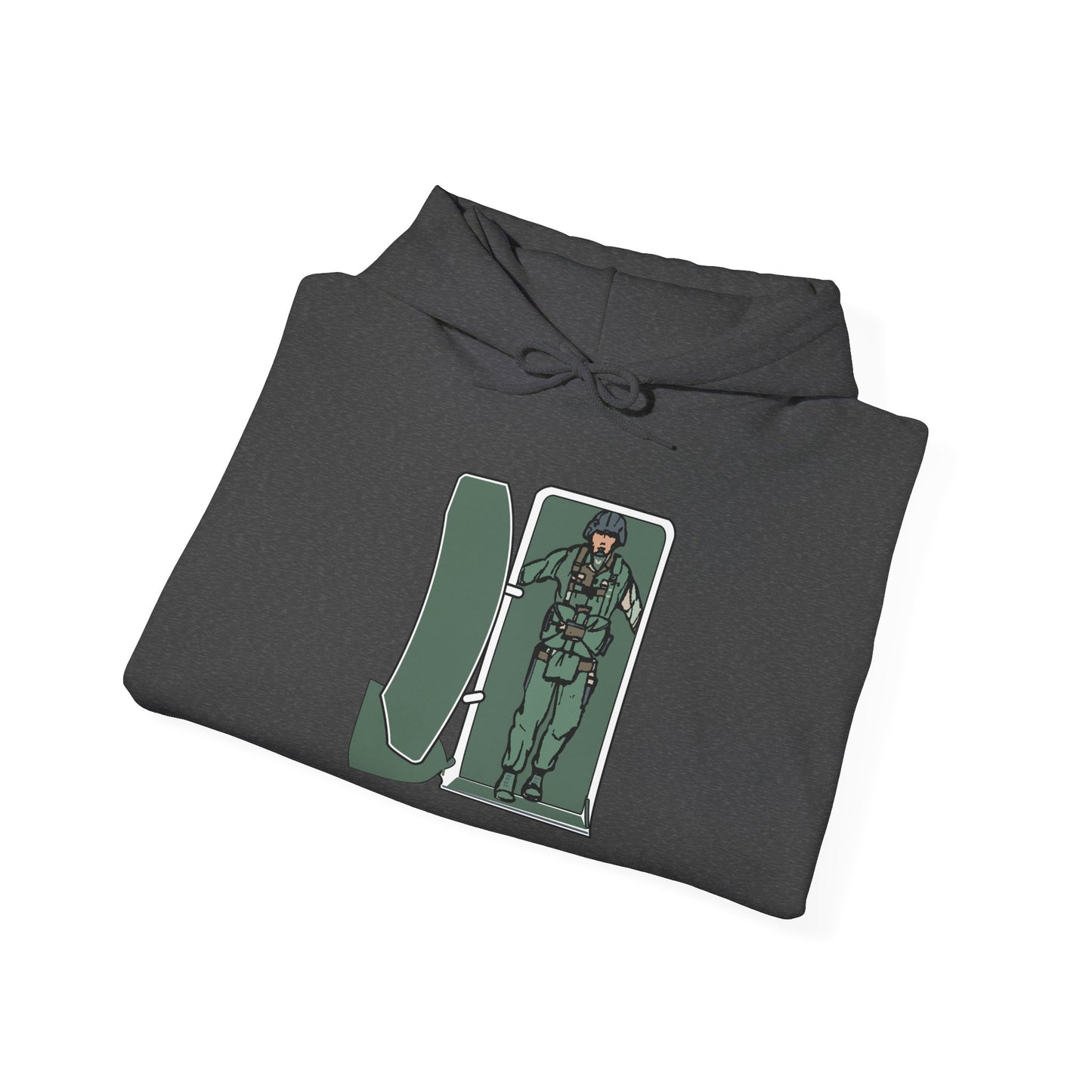 Unisex Heavy Blend Hooded Sweatshirt - Airborne - JM Door Check X 300
