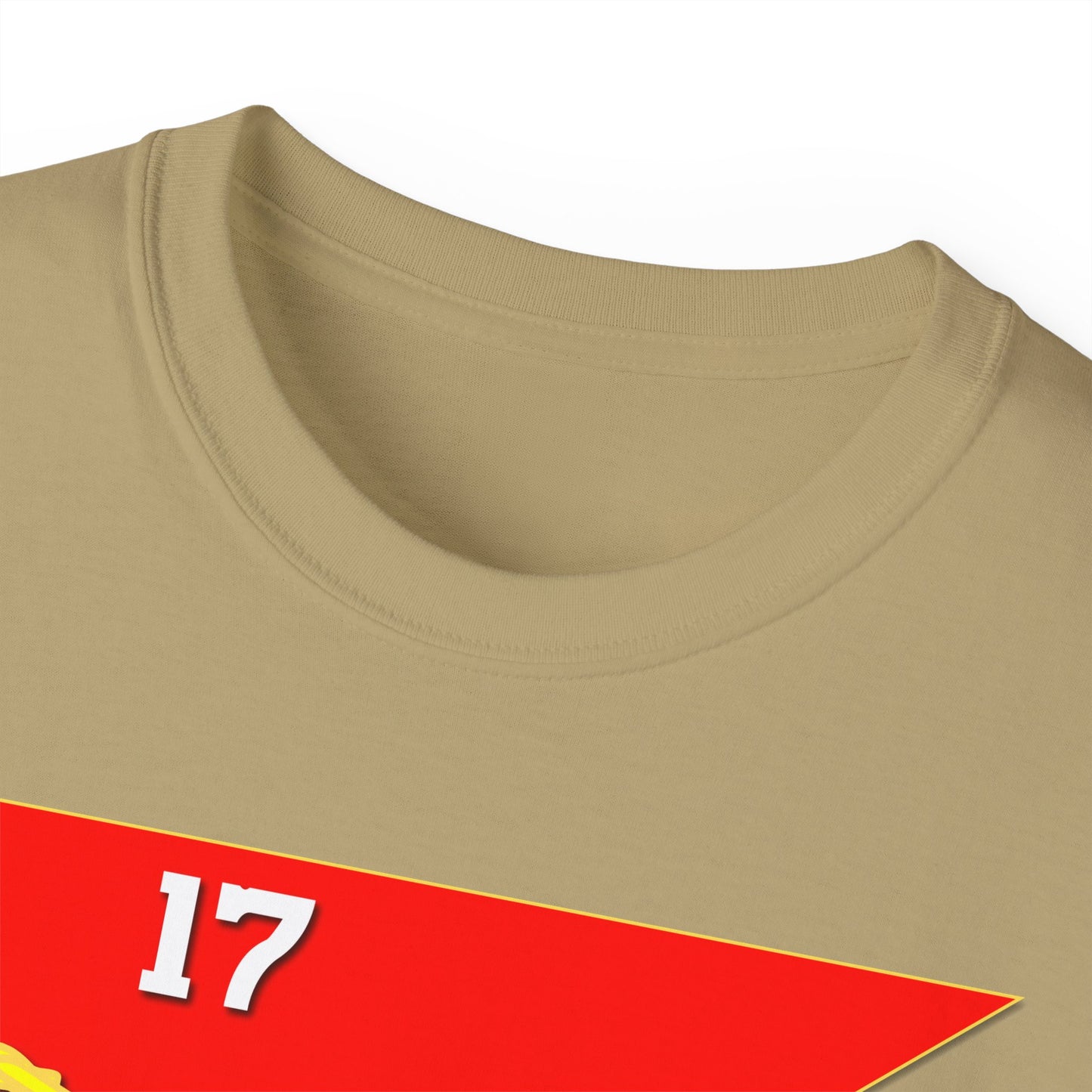 Unisex Ultra Cotton Tee - 17th Cavalry Guidon