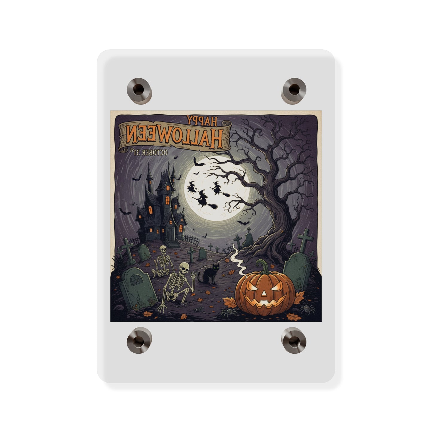 Acrylic Wall Art Panel - Halloween