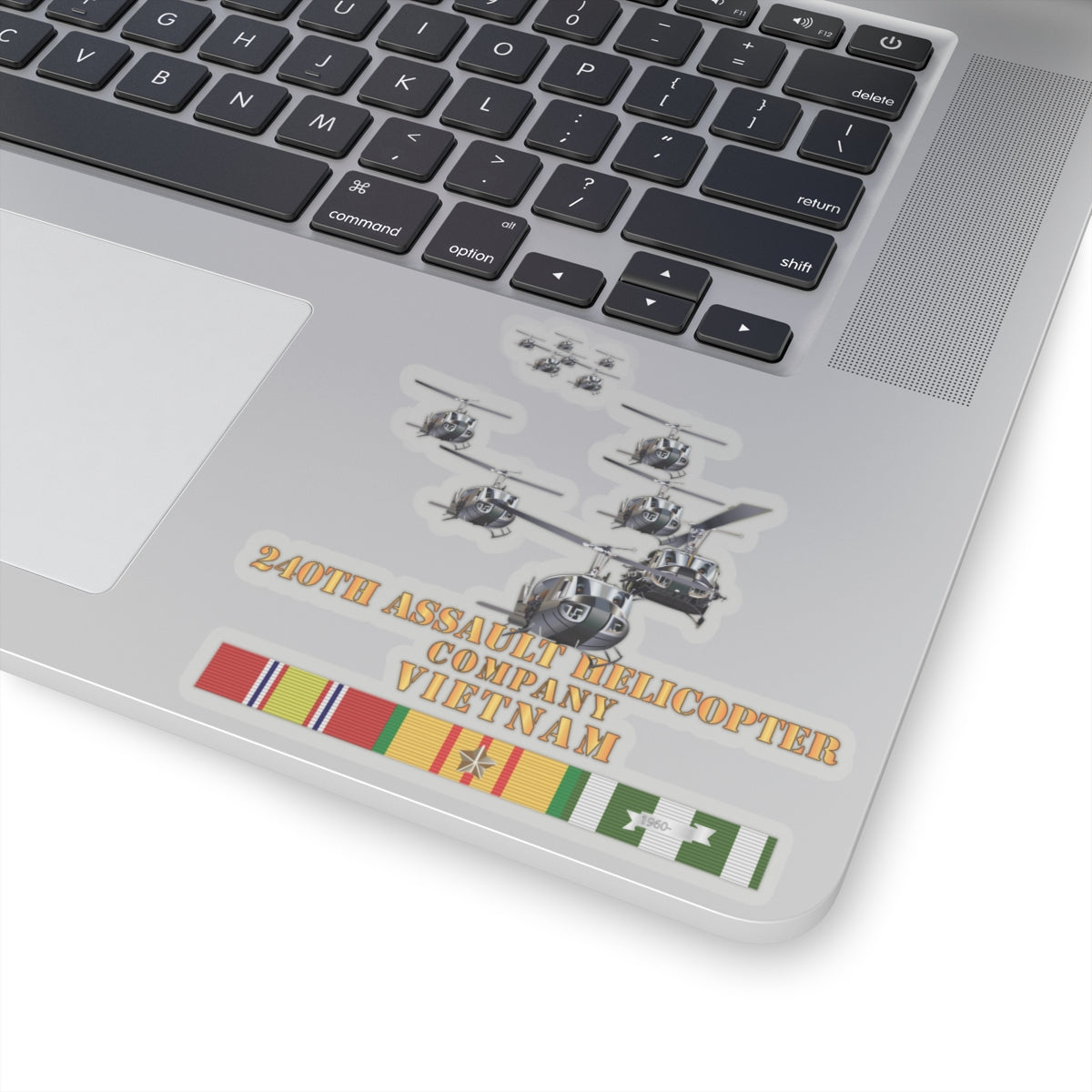 Kiss-Cut Stickers - 240th Assault Helicopter Co w VN SVC