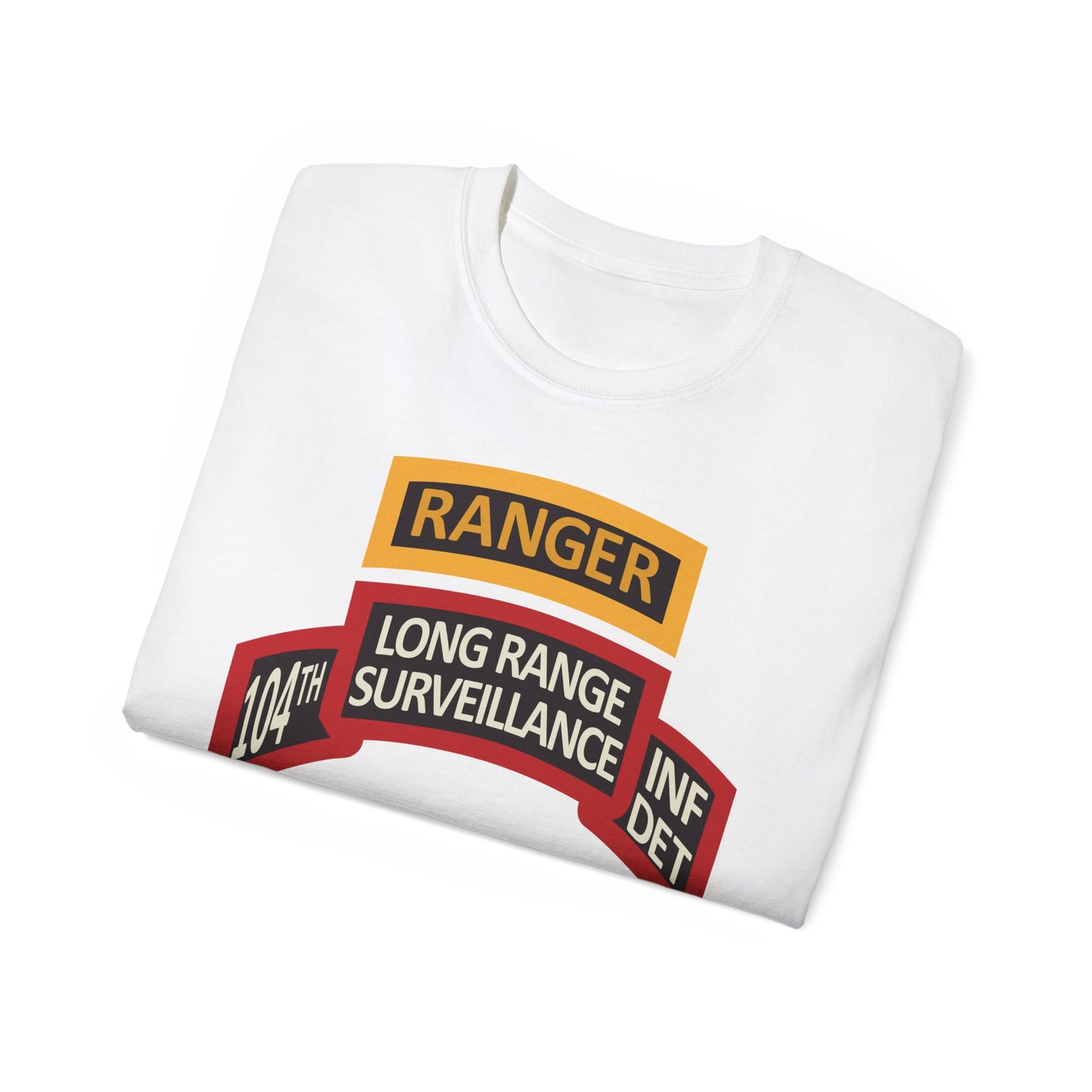 Unisex Ultra Cotton - LRS - 10th Inf Det - Ranger Tab