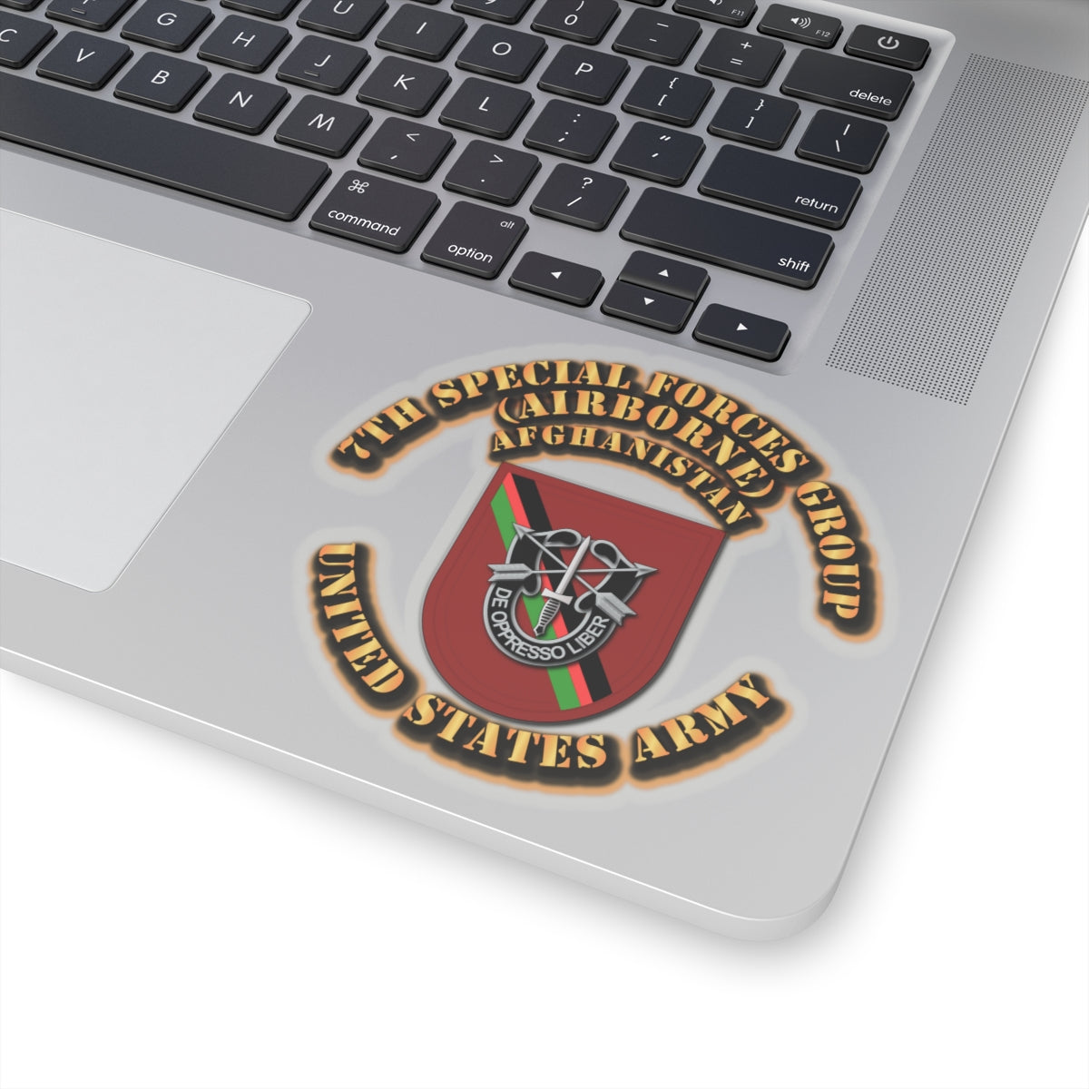 Kiss-Cut Stickers - SOF - 7th SFG - Flash - w AFG Band