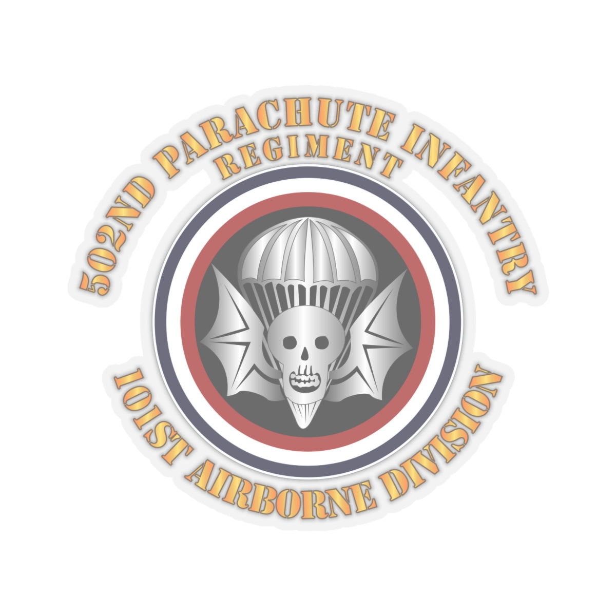 Kiss-Cut Stickers - 502nd PIR - 101st Airborne Division