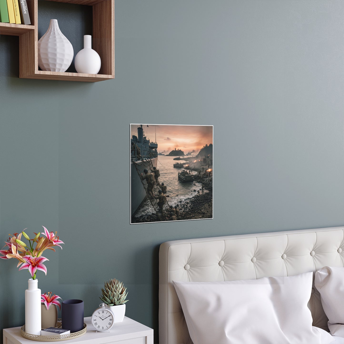 Indoor and Outdoor Silk Posters - Inchon Landing - Korean War