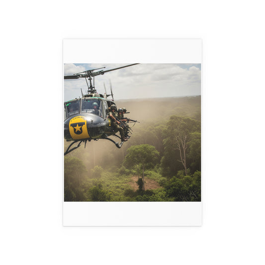 Indoor and Outdoor Silk Posters - 1st Cavalry Division - Air Assault - Vietnam